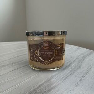 NEW Bath & Body Works Marble Chocolate Cupcake Give Warmth Scented Candle